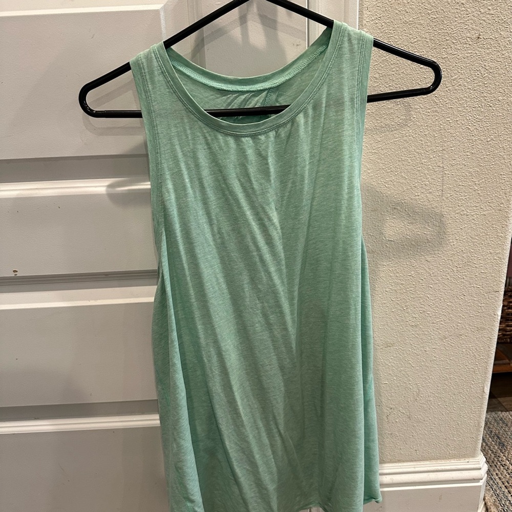 lululemon athletica Mint Green Relaxed Sleeveless Tank Top